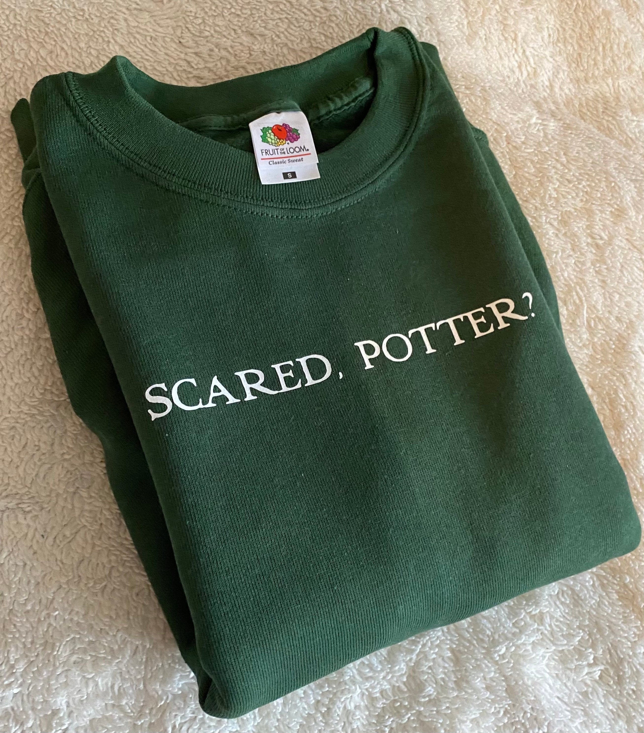 Scared potter sweatshirt new arrivals